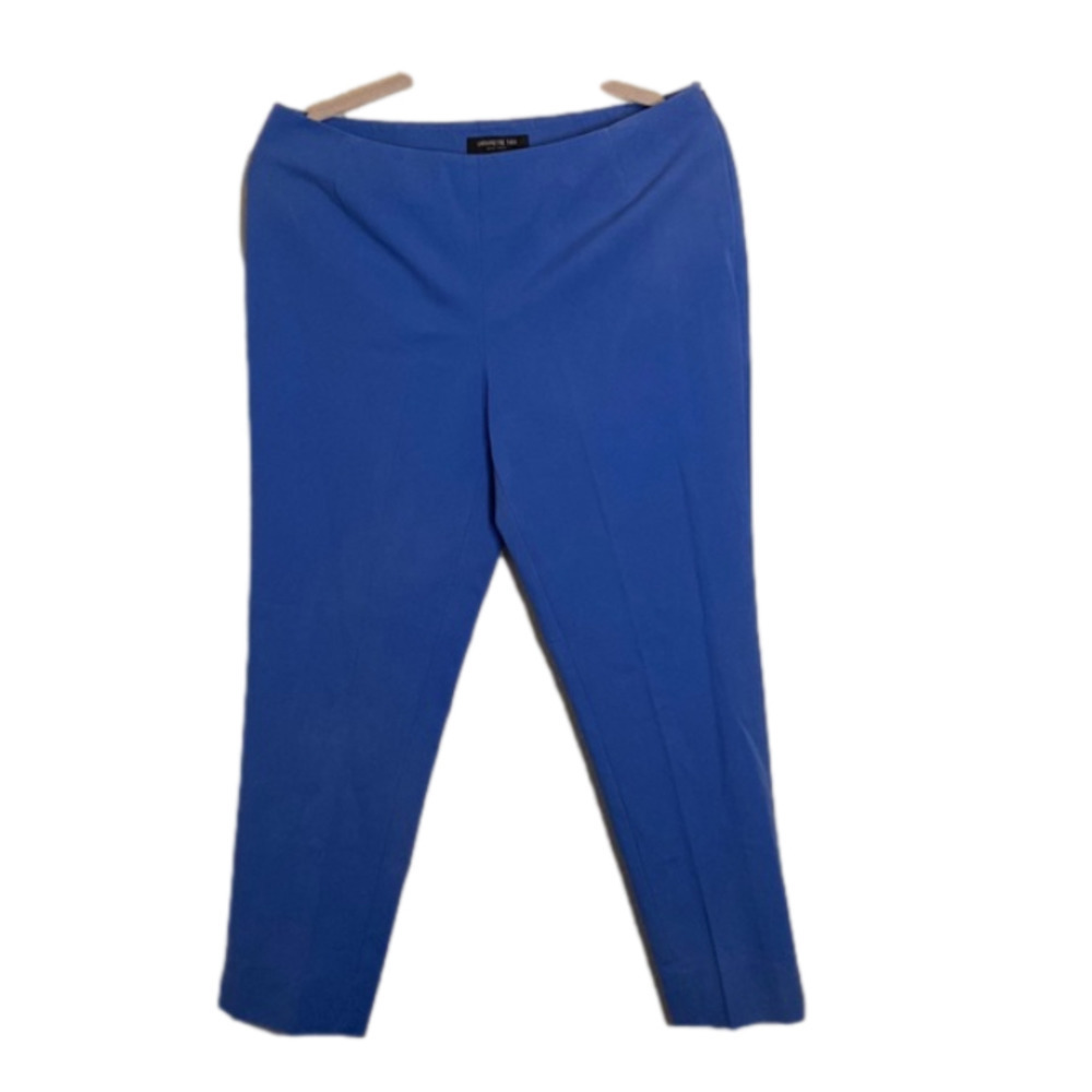 Lafayette 148 Staton cobalt blue pleated trousers size 8